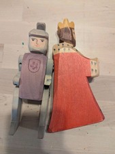 Ostheimer King And Knight Lot Needs Tlc German Wooden Toys Castle Please Read* Wooden Toys price