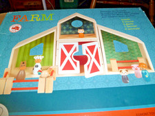 Egmont Wood Toddler FarmHouse (animals/people/fences) Belgium Brand Wooden Toys price