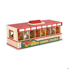 NEW Melissa & Doug Take-Along Show-Horse Play Set With Wooden Box Wooden Toys price