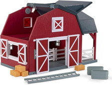 – 20 Pieces Wooden Animal Barn Toy Set – Farm Animals & Play Fence – Pretend Pla Wooden Toys price