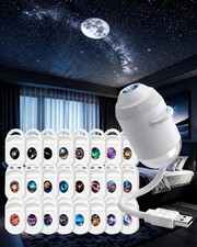 Plug and Play HD Star Projector Night Light, USB Galaxy Ocean Ceiling Projector Night Light price