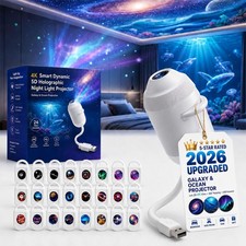 Hd Smart Dynamic 5D Holographic Night Light Projector, Play HD Star Projector Night Light price
