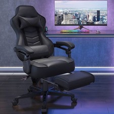 ELECWISH Ergonomic Gaming Chair with Footrest Lumbar Support Recliner Office Office Chair price