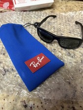 Kids Ray-Ban RJ 9058S Classic Rectangle Sunglasses Black Frame Tinted Lens 115mm Kids' Sunglasses price