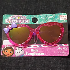 ArkAID Gabby's Dollhouse Girls Heart Sunglasses Pink Glitter Brown UV400 Kids' Sunglasses price