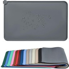 Silicone Waterproof Pet Feeding Mat Anti Slip Dog Cat Bowl Food Water Pad Tray Mat price