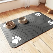 Absorbent Pet Feeding Mat - Waterproof Placemat for Dog & Cat Food Bowls Tray Mat price