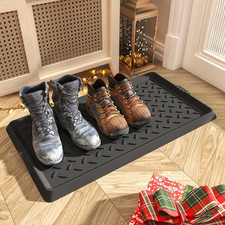 Boot-Tray Heavy Duty Rubber Mat with Lip Waterproof Shoe Mat Tray for Entryway I Tray Mat price