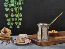 Copper Turkish Greek Coffee Maker Pot,  Cezve Briki, Stovetop Copper Maker Cezve Sets price