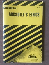 Cliffs Notes Aristotle's Ethics Study Guide Book 1984 Philosophy Study Guides price