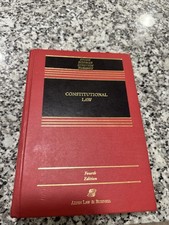 Constitutional Law Aspen Law and Business Fourth Edition Hard Cover Mint Constitutional Law price