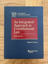 An Integrated Approach to Constitutional Law, Third Edition by Aaron H. Caplan Constitutional Law price