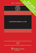 Constitutional Law 7th Ed Aspen Casebook Series Constitutional Law price