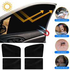 4x Magnetic Car Side Window Sun Shades Auto Camping Curtains Accessories Car Picnic-Camping Products price