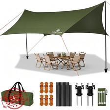 HOEYITO Camping Tarp Army Green Car Picnic-Camping Products price