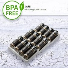 Plastic Spice Rack Drawer Organizer for Kitchen Cabinet Drawers (Set of 2) Spice Sets & Racks price