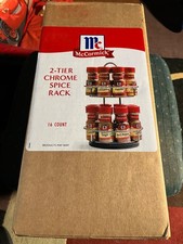 McCORMICK Two Tier Spice Rack with 16 Herbs & Spices for Cooking 26.09 oz NEW Spice Sets & Racks price