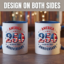 America 250th Anniversary Coffee Mug,1776-2026 Semiquincentennial Patriotic Gift Mug price