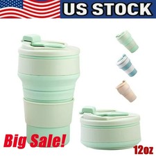 Silicone Folding Cup Collapsible Mug Portable with Cover Coffee Travel Outdoors Mug price