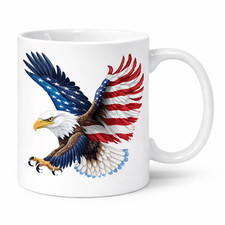 Patriotic Bald Eagle American Flag Coffee Mug | USA Freedom Gift FREESHIPS_TREND Mug price