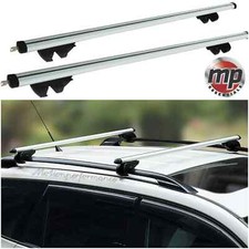 NEW Aerodynamic Lockable Aluminium Car Roof Rail Bars to fit Peugeot 2008 Roof Rails price