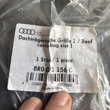 BRAND NEW AUDI ROOF RACK CARRY BAG 8R0.071.156.F  2017-2023  **FREE POSTAGE** Roof Rails price