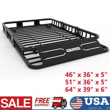 46/51/64" Roof Top Basket Cross Bars Mount Rooftop Cargo Rack Carrier Universal Roof Rails price