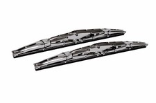 18" Inch Chrome Double Dual Blade Universal Windshield Wiper 2PC Set All Season Universal Wipers price