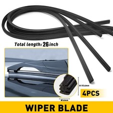 8PCS Universal 26" Car Bus Silicone Frameless Windshield Wiper Blades Refills Universal Wipers price