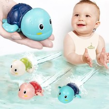 Baby Bath Toys Clockwork Swimming Turtle Whale Pool Beach Water Toy Kids Classic Bath Toys price