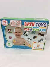 Kiddytopia Baby Bath Toys,19 Colorful Animals Shapes, Foam Toys For Infants Kids Bath Toys price