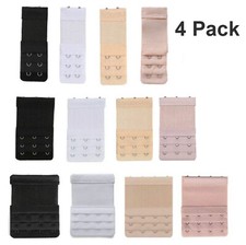 4Pcs Adjustable Bra Extender 2/3/4 Hooks with Elastic Extension Underwear Strap Bra price