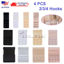 4PCS Adjustable Bra Extender 2/3/4 Hooks with Elastic Underwear Strap Extension Bra price