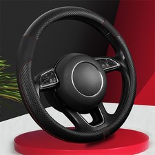 38cm 15"  Pu Leather Car Steering Wheel Cover Non-slip Accessories For Chevrolet Steering Wheel Cover price