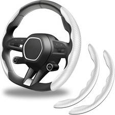Carbon Fiber Steering Wheel Cover Anti-Slip Durable Universal Fit for Cars SUV Steering Wheel Cover price
