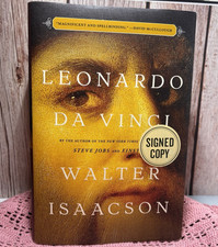 Walter Isaacson Leonardo da Vinci Signed Copy by author art biography Artist & Writer Biographies price