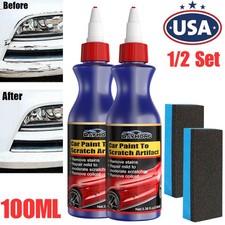 2× Auto Car Scratch Remover Kit for Deep Scratches Paint Restorer Repair Wax USA Car Scratch Remover price