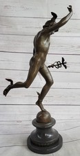 Bronze Statue Winged Mercury Hermes Mythology Flying Mer Classic Artwork Hotcast Mythology price