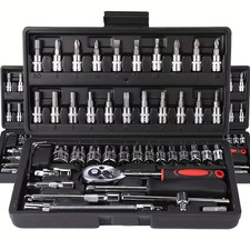 46pcs Household Car Repair Tool Set Ratchet Torque Wrench And Screwdriver Car Tool Sets price