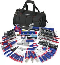 WORKPRO 322PCS Mechanics Tool Sets Kit Socket Ratchet 6-Point Repair Tool W/ Bag Car Tool Sets price