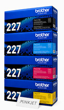 Genuine Brother TN227 Toner Set 4 Pack TN-227 BK C M Y High Yield New Sealed Compatible Cartridge price