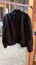 COLE HAAN BLACK 100% GENUINE LEATHER JACKET MENS SZ XL MOTO FULL ZIP UP EUC RARE Motorcycle Jackets price