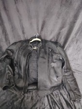 Shardans Mens Motorcycle Leather Jacket Size XL Black Leather Zip Up Motorcycle Jackets price