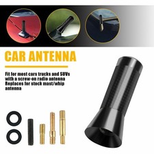 Black 1.4inch Carbon Fiber Car Roof Aerial Antenna Radio AM FM Amplified Antenna Car Radio Antenna price