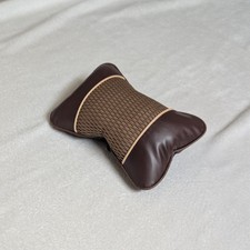 Single Car Headrest Neck Pillow Brown Tan Seat Support Cushion Travel Car Seat Cushion price