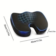 Memory Foam Seat Cushion Office Chair Car Seat Pad Coccyx Tailbone Pain Relief Car Seat Cushion price