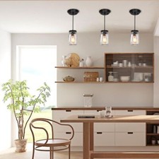 Glass Mason Jar Lights Fixture, Ceiling Light Fixture Farmhouse Kitchen Pendant Pendant Light price