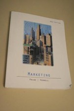 Marketing by Pride and Ferrell, 2012 Edition. $276 before tax College Business Promotion Exam Books price