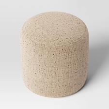 Speckled Pouf Ottoman Speckled Beige- Room Essentials Pouf price