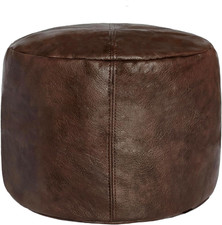 Pouf Cover, Handmade Footstool Ottoman Storage Solution, Floor Footrest Cushion Pouf price